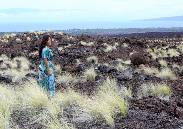 Vicky on Hawai'ian Island