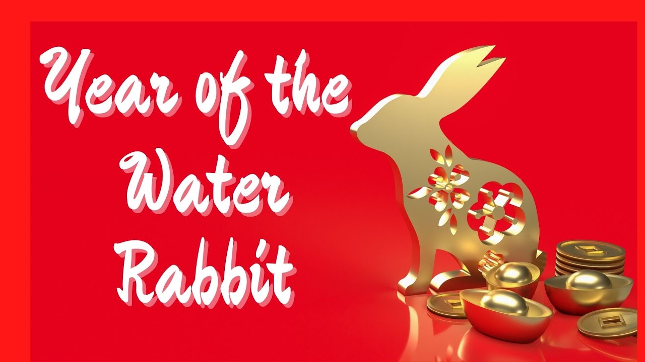 chinese new year year of the water rabbit