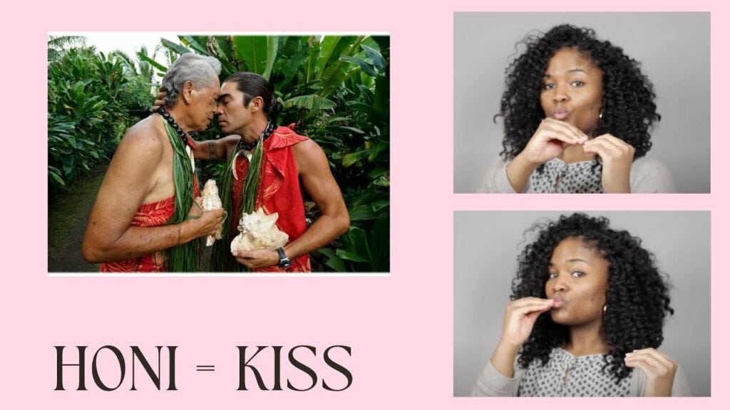 How do you say “kiss” in Hawai’ian?