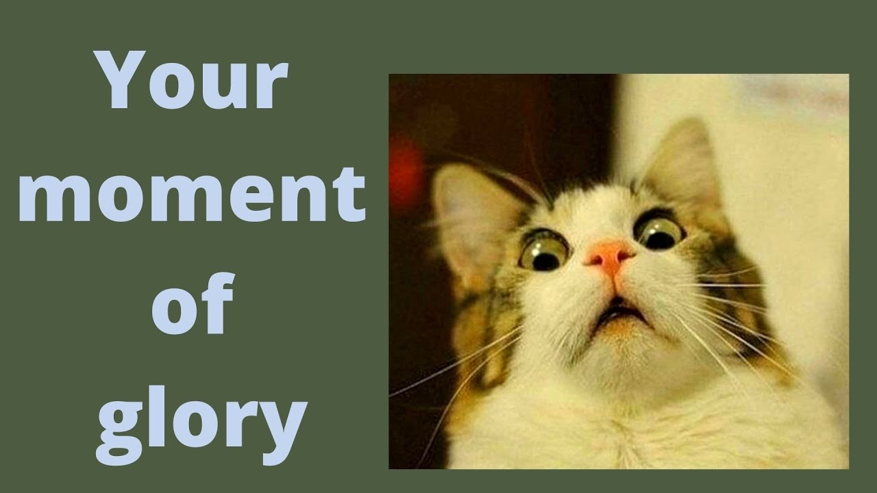 In Your Moment of Glory, You Choke Up